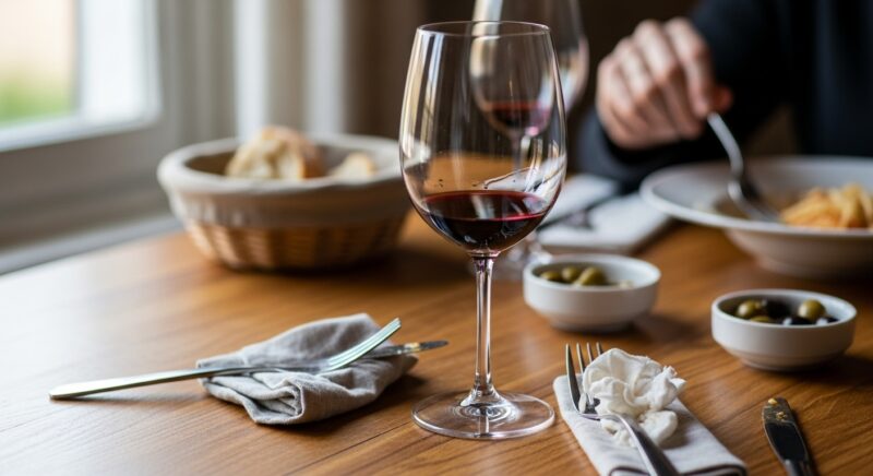 ワイン　飲み残し　食後