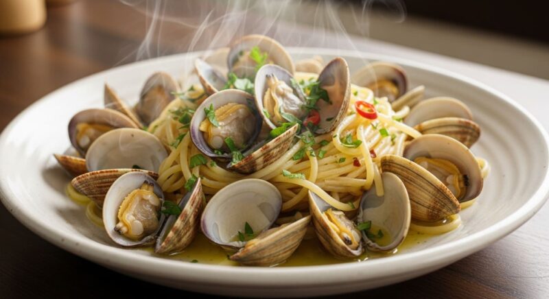 ボンゴレ　盛り付け