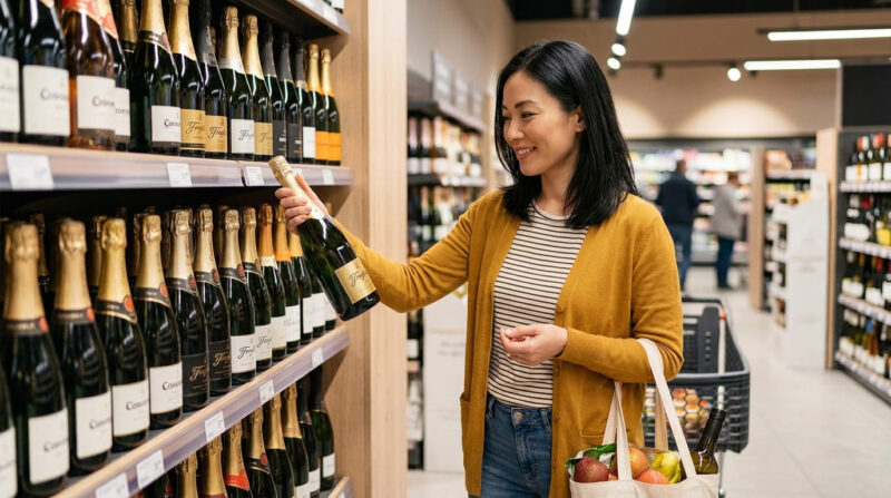 カヴァ 買い物 選んでいる
